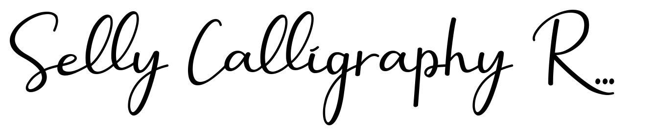 Selly Calligraphy Regular
